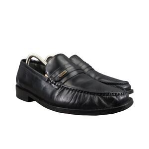 Calimod Shoes Mens 41 Loafer Moccasin Classic Slip On Leather Lifestyle Black